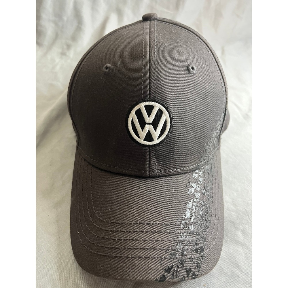 Volkswagen Mens DriverGear Baseball Cap Grey OSFM Tire Tread Graphic